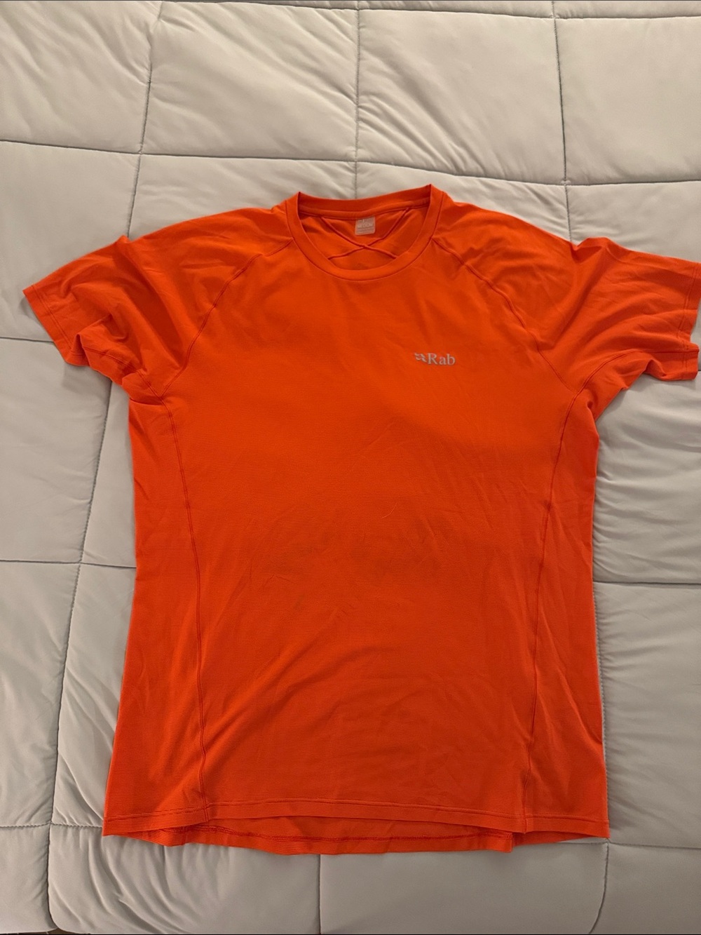 Rab Men's Short-Sleeve Crew Tee in Orange